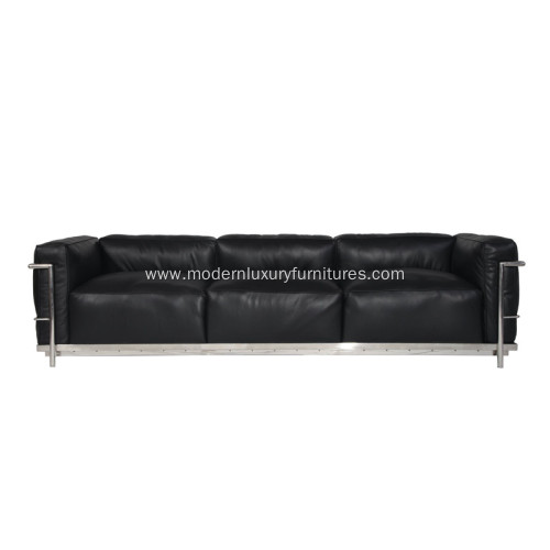 Le Corbusier LC3 Grand Modele Three-Seat Sofa